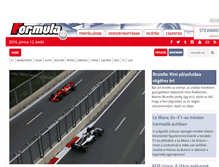 Tablet Screenshot of formula.hu
