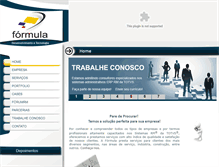 Tablet Screenshot of formula.com.br